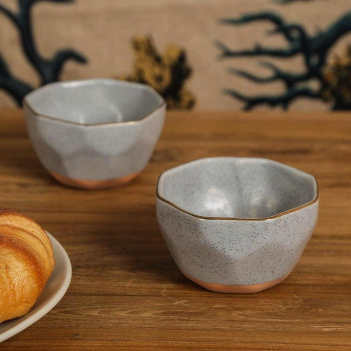 Buy Bowl - Ceramic Handmade Grey Bowl For Table Decor & Gifting by Home4U on IKIRU online store