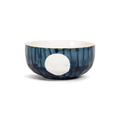 Buy Bowl - Sawyer Ceramic Soup Bowl | Blue and White Serving Dish by Home4U on IKIRU online store