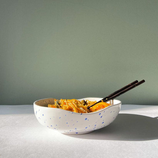 Buy Bowl - Sleek Ceramic Serving Bowl, White Color by Muun Home on IKIRU online store