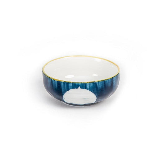 Buy Bowl - Stylish Ceramic Blue & White Bowl For Serving & Decor by Home4U on IKIRU online store