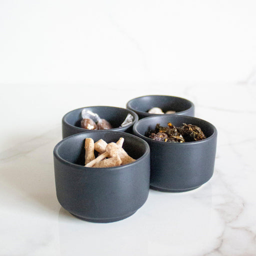 Buy Bowl - The Mini Black Pinch Bowls - Set of 4 by Byora Homes on IKIRU online store