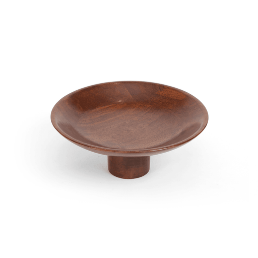 Buy Bowl - Wooden Fruit Bowl for Dining Table & Kitchen Brown by Home4U on IKIRU online store