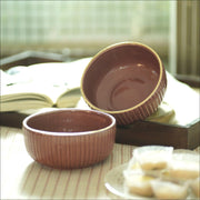 Buy Bowls & Katori - Cheapora Pink Ceramic Deep Bowl For Serving Snacks & Desert Set Of 2 For Home & Gifting by Courtyard on IKIRU online store