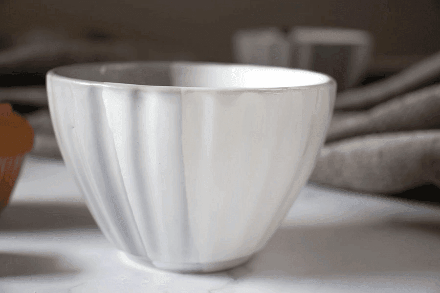 Buy Bowls & Katori - Minimal Shaded Grey & White Dessert Serving Bowl Set Of 6 | Gifting Bowls For Decor by The Table Fable on IKIRU online store