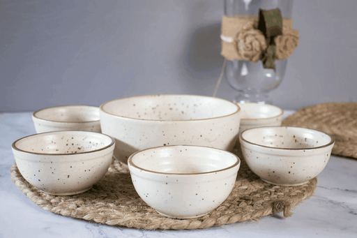 Buy Bowls & Katori - Rann Dessert Bowl Set by The Table Fable on IKIRU online store