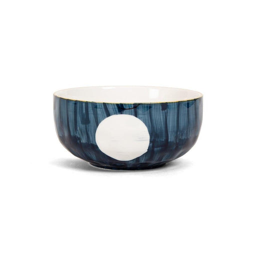 Buy Bowls & Katori - Sawyer Ceramic Soup Bowl | Blue and White Serving Dish by Home4U on IKIRU online store