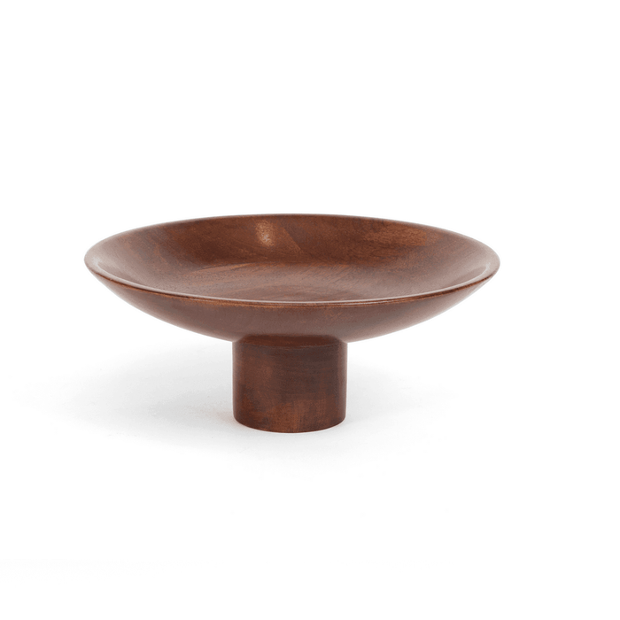 Buy Bowls & Katori - Wooden Fruit Bowl for Dining Table & Kitchen Brown by Home4U on IKIRU online store