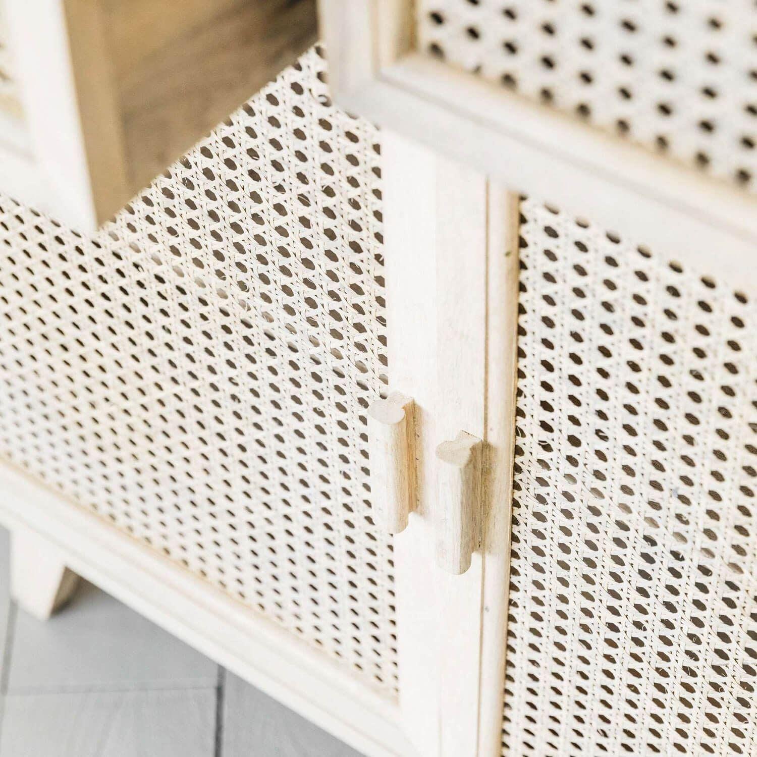 Buy Cabinets & Sideboard - Atlanta Wood Side Cabinet With Two Doors & Drawers For Living Room by The home dekor on IKIRU online store