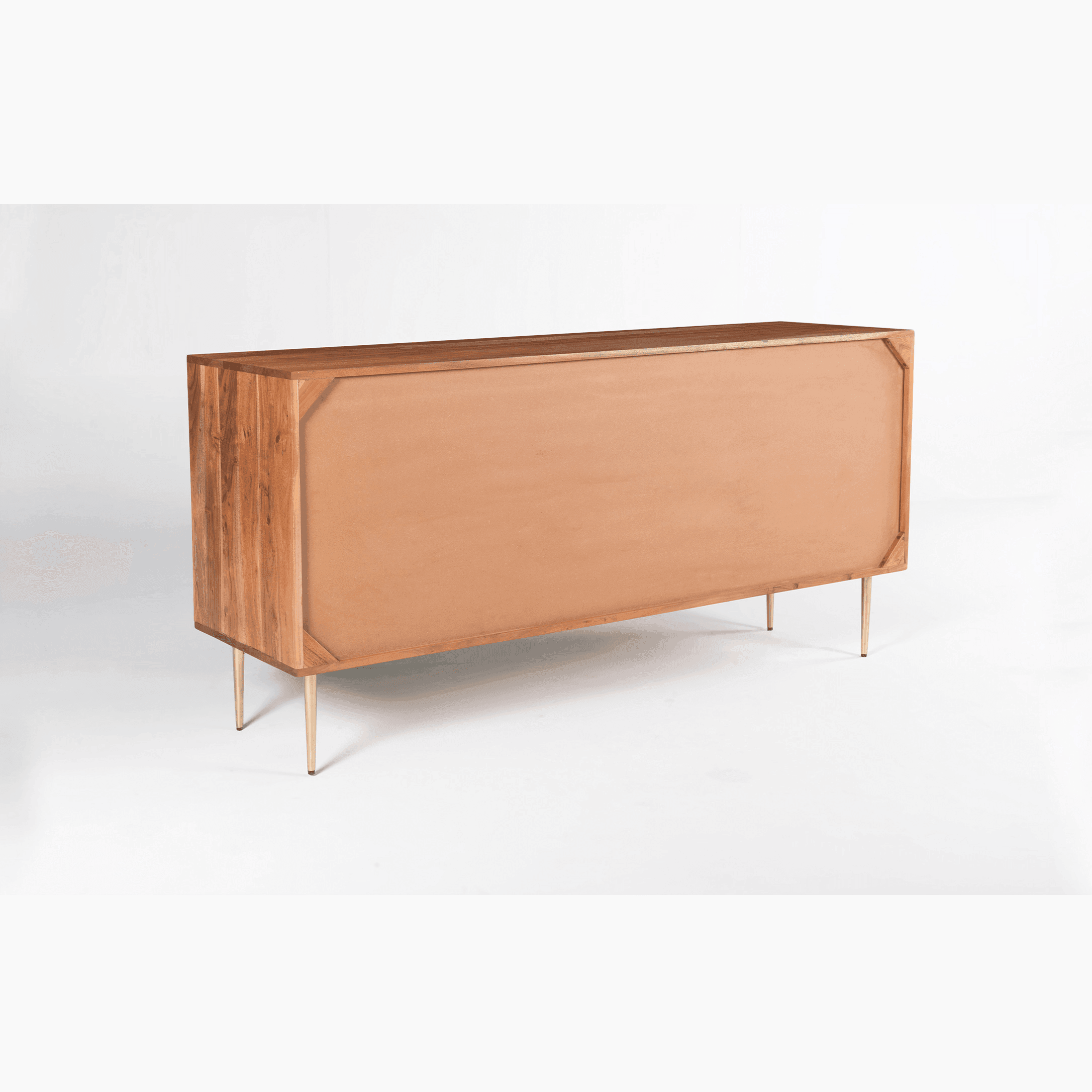 Buy Cabinets & Sideboard - Wooden & Metal Side Board With Storage | Side Console Table Cement Finish For Home by Orange Tree on IKIRU online store