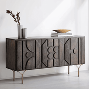 Buy Cabinets & Sideboard - Wooden & Metal Sideboard Cabinet For Living Room & Home by The home dekor on IKIRU online store