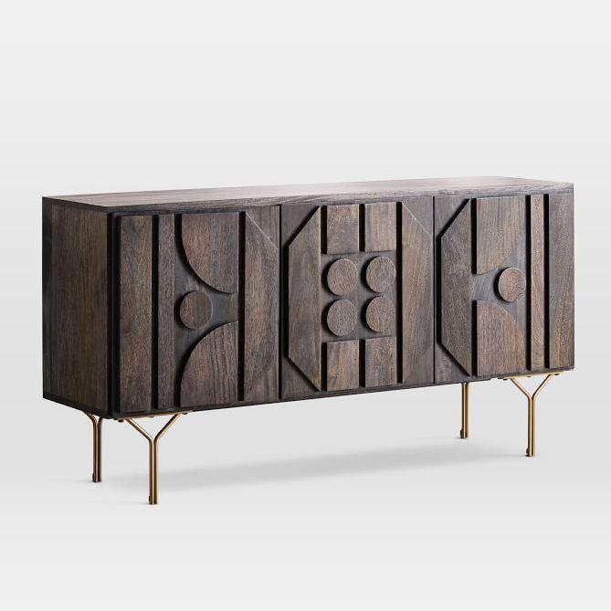 Buy Cabinets & Sideboard - Wooden & Metal Sideboard Cabinet For Living Room & Home by The home dekor on IKIRU online store