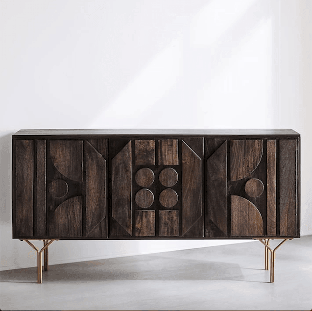 Buy Cabinets & Sideboard - Wooden & Metal Sideboard Cabinet For Living Room & Home by The home dekor on IKIRU online store