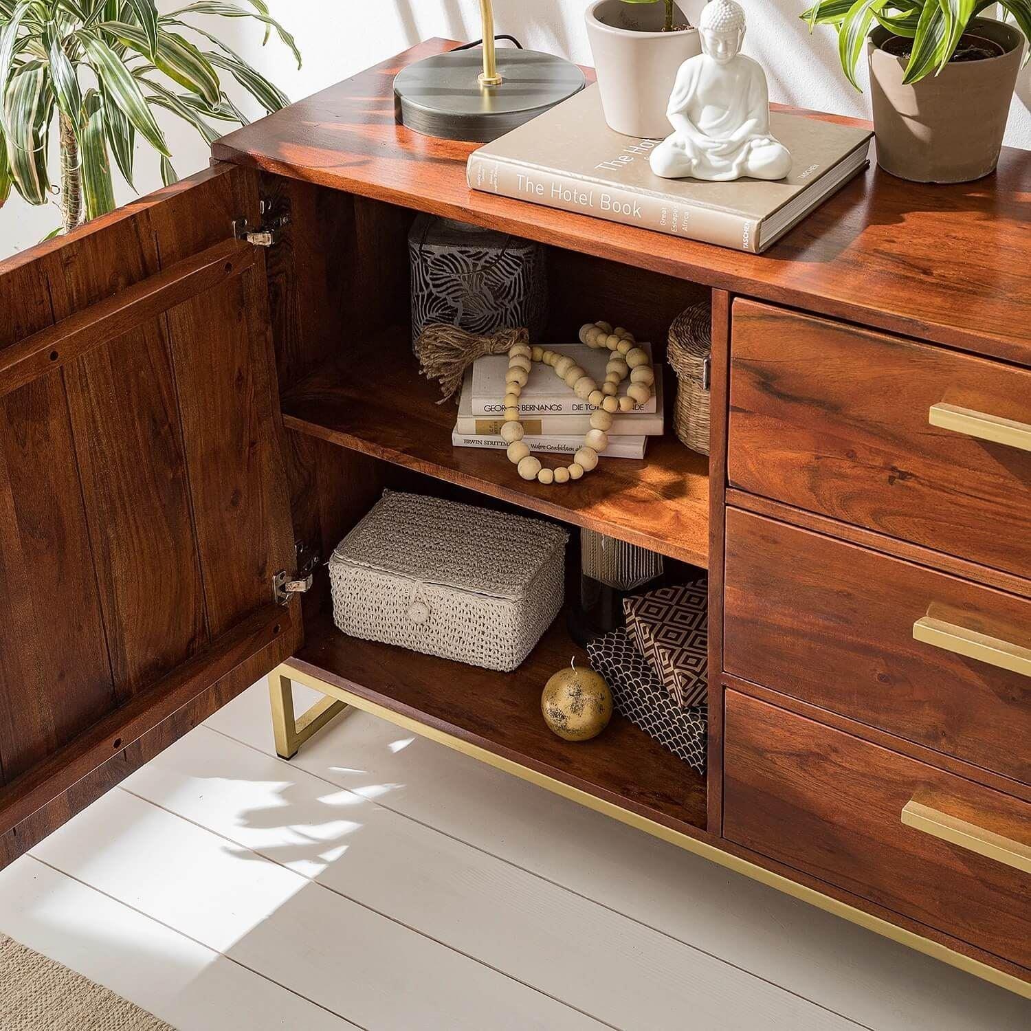 Buy Cabinets & Sideboard - Wooden Sideboard Cabinet For Home | Living Room Furniture by The home dekor on IKIRU online store