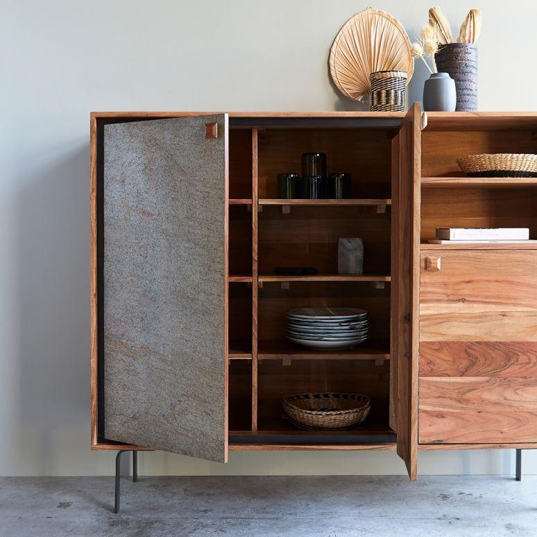 Buy Cabinets & Sideboard - Wooden Sideboard Cabinet With Door For Living Room & Bedroom Furniture by The home dekor on IKIRU online store