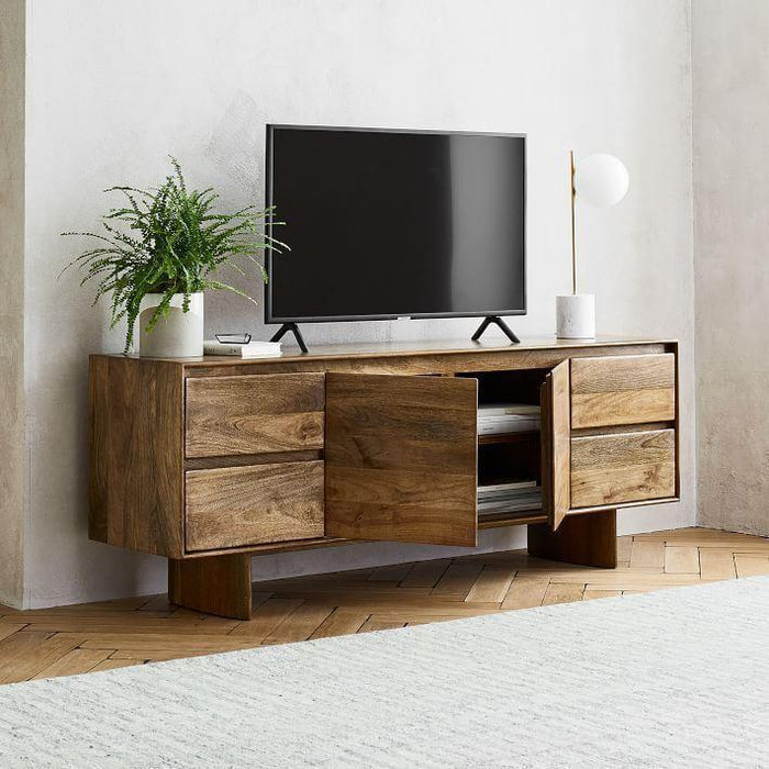 Buy Cabinets - Morgan Natural Wooden Sideboard Tv Cabinet For Living Room by The home dekor on IKIRU online store