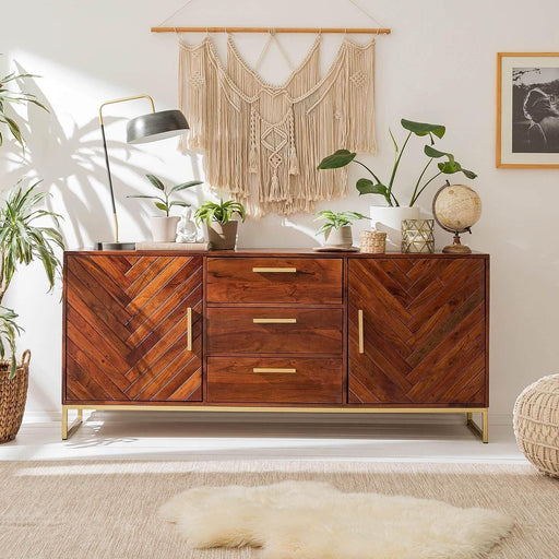 Buy Cabinets - Wooden Sideboard Cabinet For Home | Living Room Furniture by The home dekor on IKIRU online store