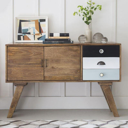 Buy Cabinets - Wooden Sideboard Multicolor Cabinet With Door For Living Room by The home dekor on IKIRU online store