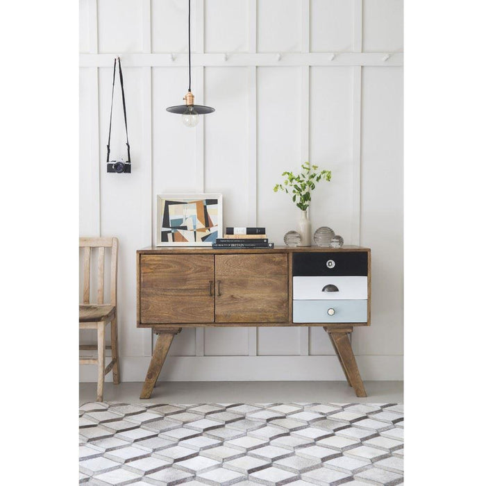 Buy Cabinets - Wooden Sideboard Multicolor Cabinet With Door For Living Room by The home dekor on IKIRU online store