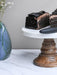 Buy Cake stand - Cake Stand with Wooden Base and White Marble Top For Decor by Casa decor on IKIRU online store
