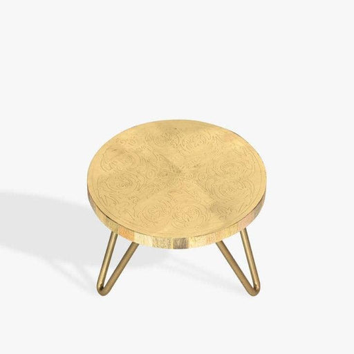 Buy Cake stand - Minimal Cake & Dessert Stand Golden For Center Table & Party by Casa decor on IKIRU online store