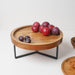 Buy Cake stand - Minimal Wooden Cake Stand | Multipurpose Round Serving Table For Dining by Casa decor on IKIRU online store