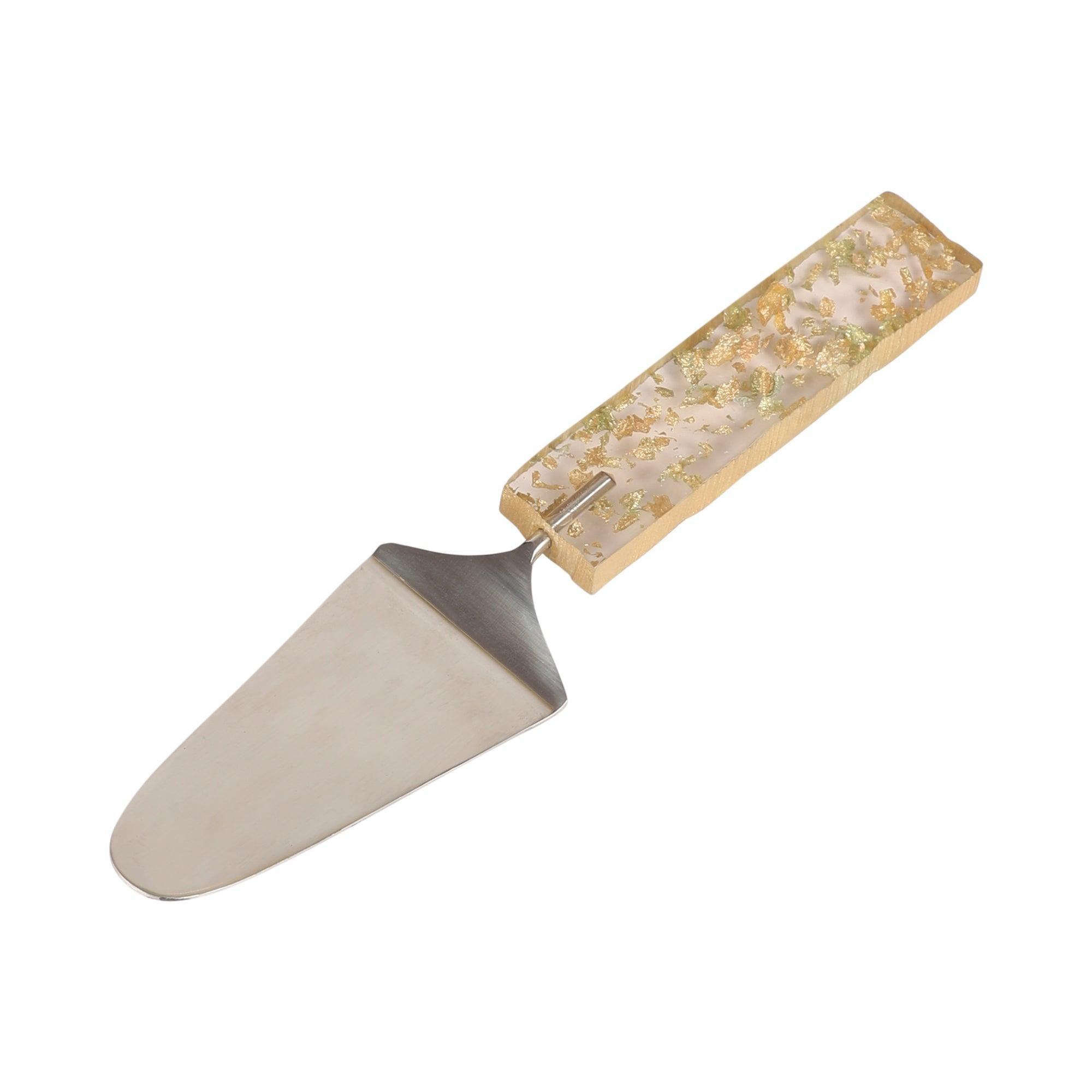 Buy Cake stand - Stylish Resin Cake Stand With Server | Modern Platter For Snacks & Appetizers by Amaya Decors on IKIRU online store