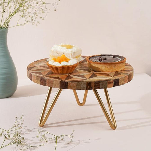 Buy Cutwork Handcrafted Mint Ceramic Cake Stand Online – Freedom Tree