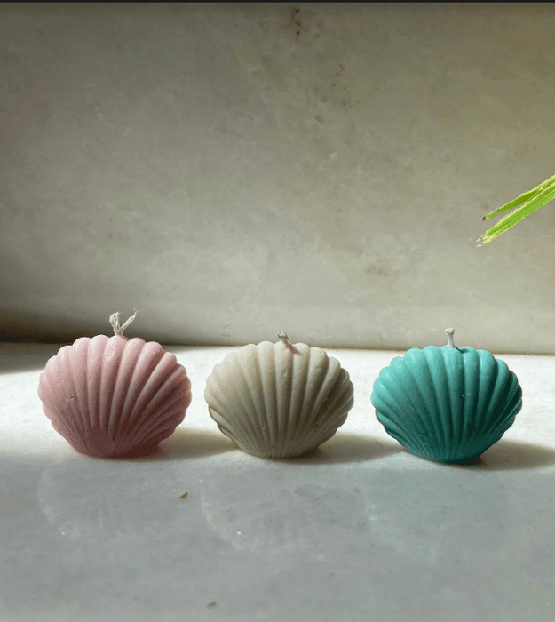 Buy Candle - Shell Small candle by Rosee on IKIRU online store