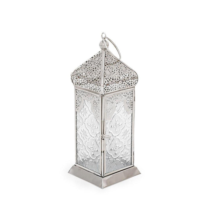 Buy Candle Stand - Antique Silver Finish lantern | Decorative Brass Tealight Candle Holder For Decor by Home4U on IKIRU online store