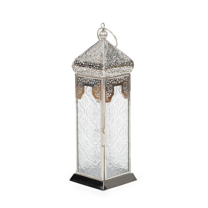 Buy Candle Stand - Antique Silver Finish lantern | Decorative Brass Tealight Candle Holder For Decor by Home4U on IKIRU online store