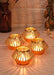Buy Candle Stand - Gold Plated Unique Tealight Holder Set Of 4 | Metal Candle Stand by Amaya Decors on IKIRU online store