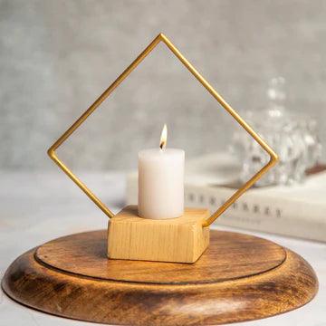 Buy Candle Stand - Golden Festive Candle Holder by Restory on IKIRU online store