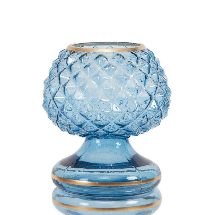 Buy Candle Stand - Kamil Glass Candle Stand | Stylish Pot Tealight Stand For Decoration & Gifting by Home4U on IKIRU online store