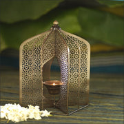 Buy Candle Stand - Metal Table T Light | Lamp Light For Home And Puja Essential by Courtyard on IKIRU online store
