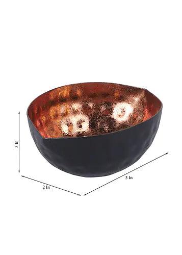 Buy Candle Stand - Metallic Decorative Eye Shape Tealight Candle Holder - Set Of 6 by Amaya Decors on IKIRU online store