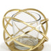 Buy Candle Stand - Orville Golden Tea Light Holder | Glass Candle Stand For Home Decor by Home4U on IKIRU online store