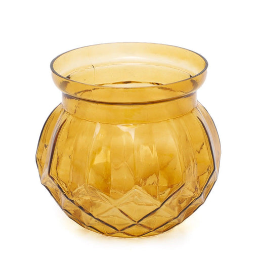 Buy Candle Stand - Robyn Modern Tealight Holder Amber | Clear Glass Candle Stand by Home4U on IKIRU online store