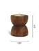 Buy Candle Stand - Set of 3 Decorative Wooden Tea Lights Candles With Holder by Studio Indigene on IKIRU online store