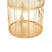 Buy Candle Stand - Titli Golden Mesh Lantern | Decorative Cage Hanging T-light Candle Holder For Home Decor by Home4U on IKIRU online store