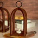 Buy Candle Stand - Tømmer Wooden Hanging Lantern Candle Holder  by Restory on IKIRU online store