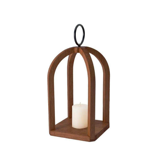 Buy Candle Stand - Tømmer Wooden Hanging Lantern | Candle Holder For Home Decor by Restory on IKIRU online store