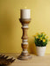 Buy Candle Stand - Wooden Tealight Candlestick Holder Brown For Home & Festive Decor by Casa decor on IKIRU online store