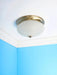 Buy Ceiling Light - Brass and Glass Zenith Flush Mount Brass Ceiling Surface Light Lamp For Home Decor by Fos Lighting on IKIRU online store