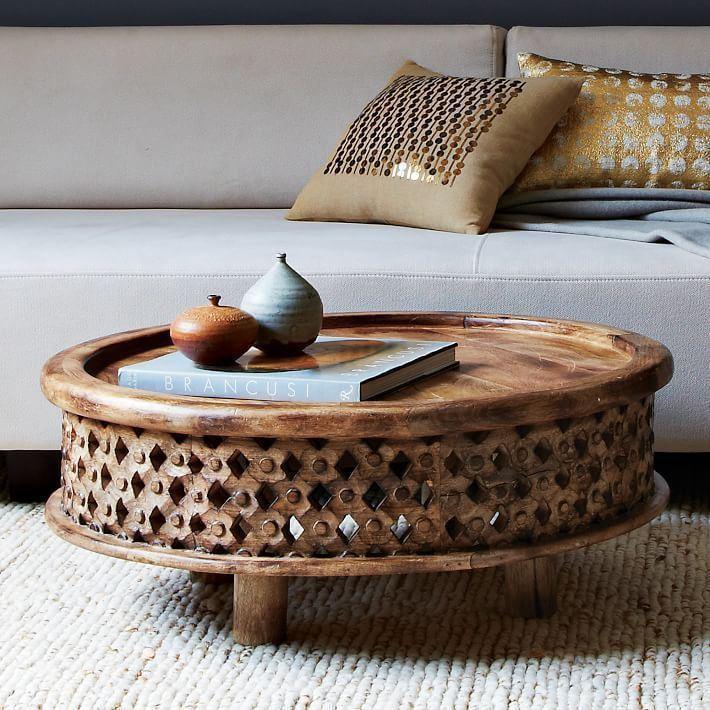 Buy Center Table - Circular Center Wooden Coffee Table | Round Table For Living Room by The home dekor on IKIRU online store