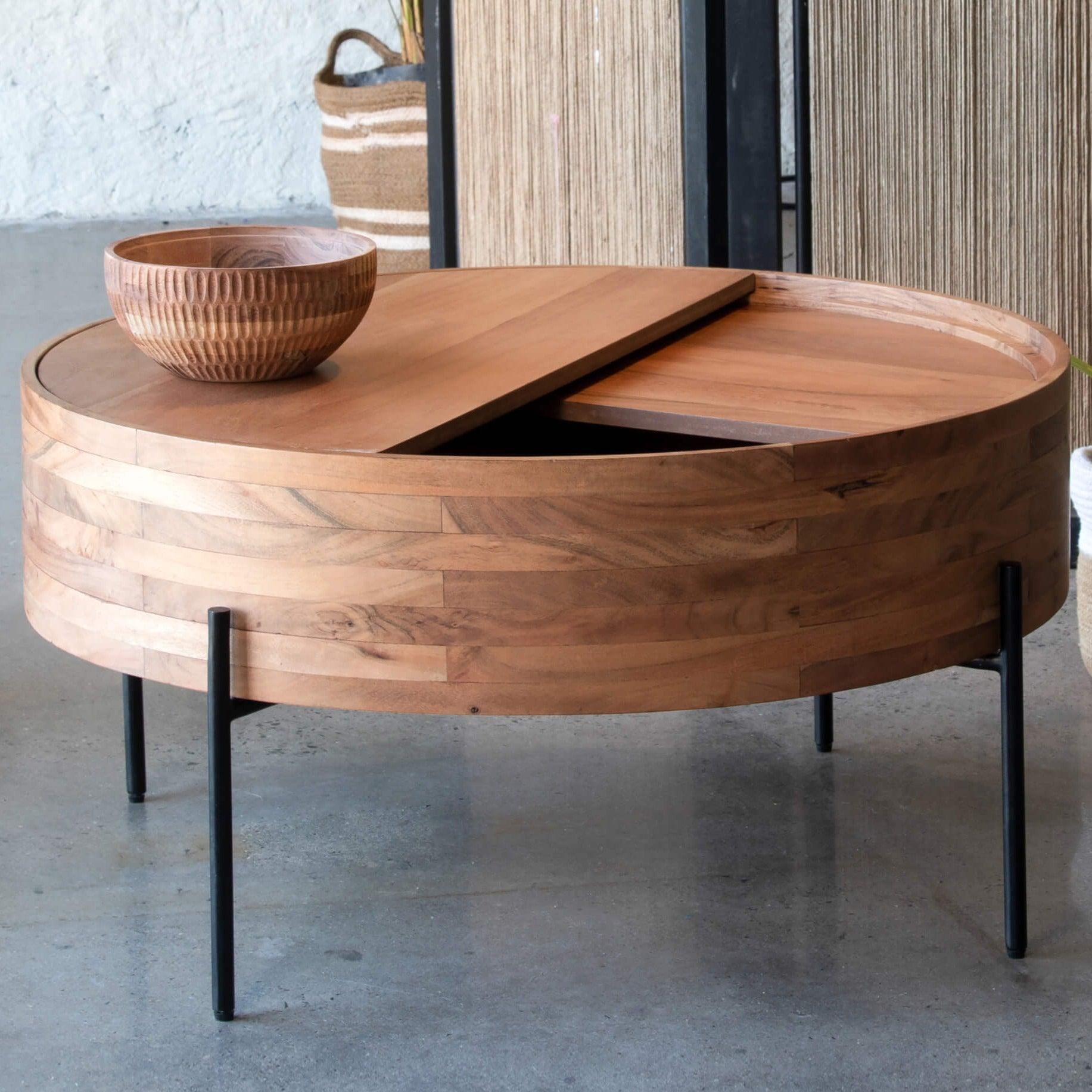 Curated visual reference: Creative Wooden Coffee Tables Online Reference: Buy Center Table Online In India Up To 50 Off