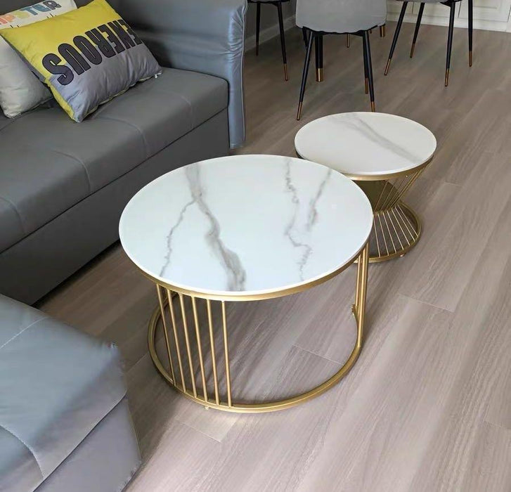 Nested Center Table Marble Top Nesting Center Table For Living Room | Nesting Tables Set of ...