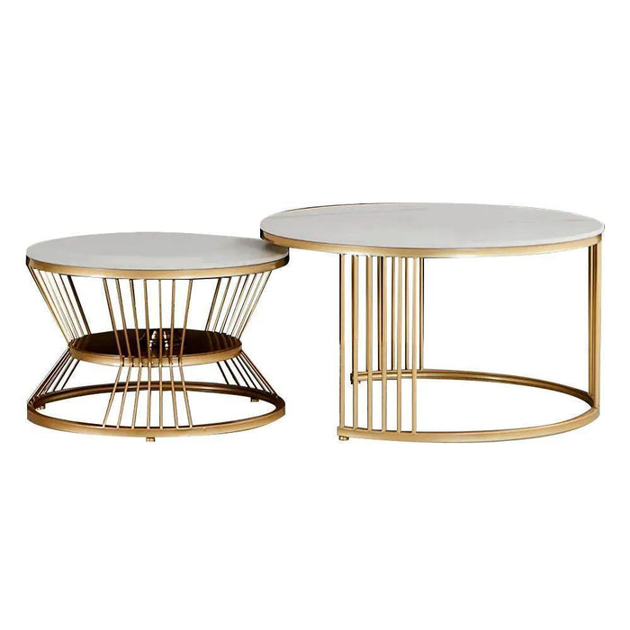Nested Center Table Marble Top Nesting Center Table For Living Room | Nesting Tables Set of ...