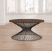 Buy Center Table - Spiral Wooden & Metal Center Table | Round Coffee Table For Living Room by The home dekor on IKIRU online store