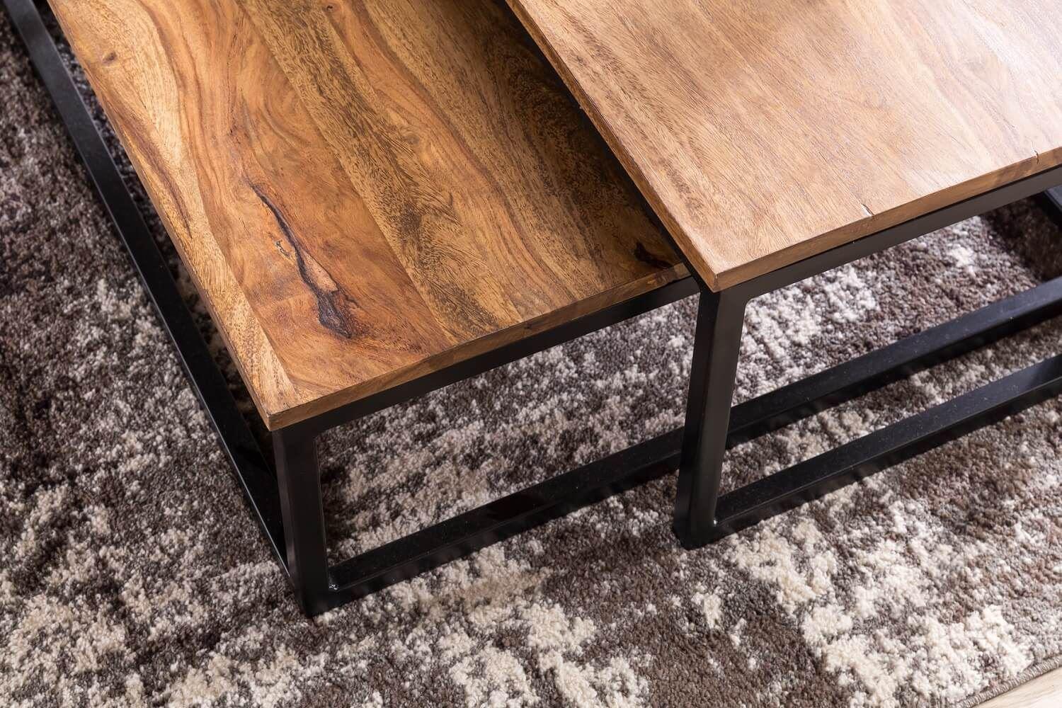 Buy Center Table - Wooden Coffee Table Set Of 2 | Wooden Center Teapoy For Living Room by The home dekor on IKIRU online store