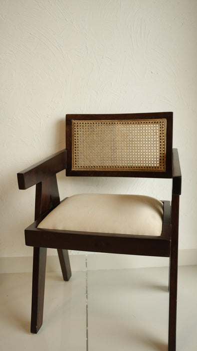 Buy Chair - Atlanta Wooden Chair With Cushion Seating For Living Room And Bedroom | Chandigarh Chair by The home dekor on IKIRU online store